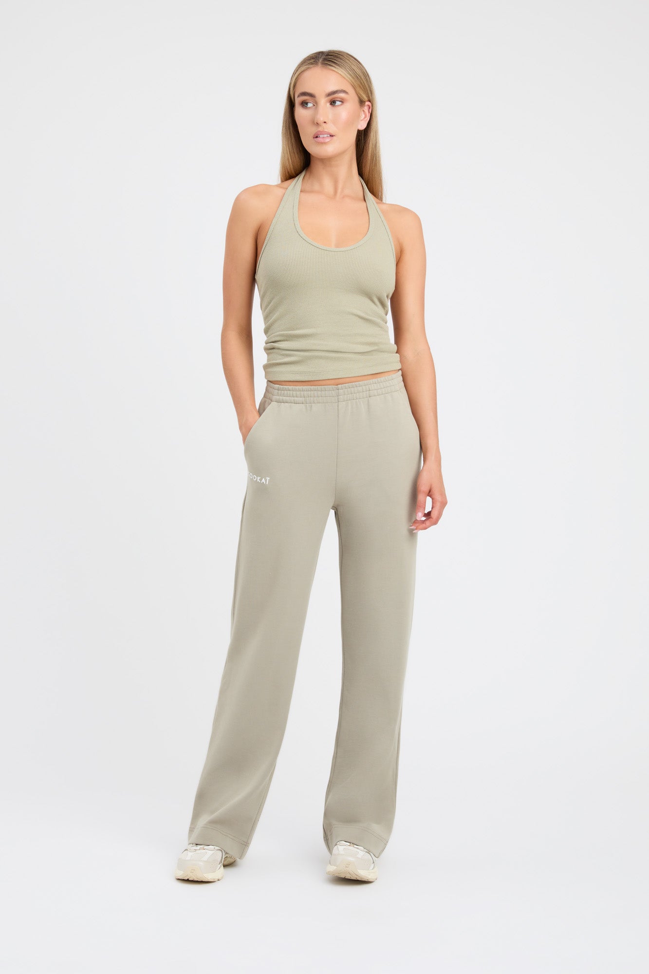 Tate Wide Leg Track Pant