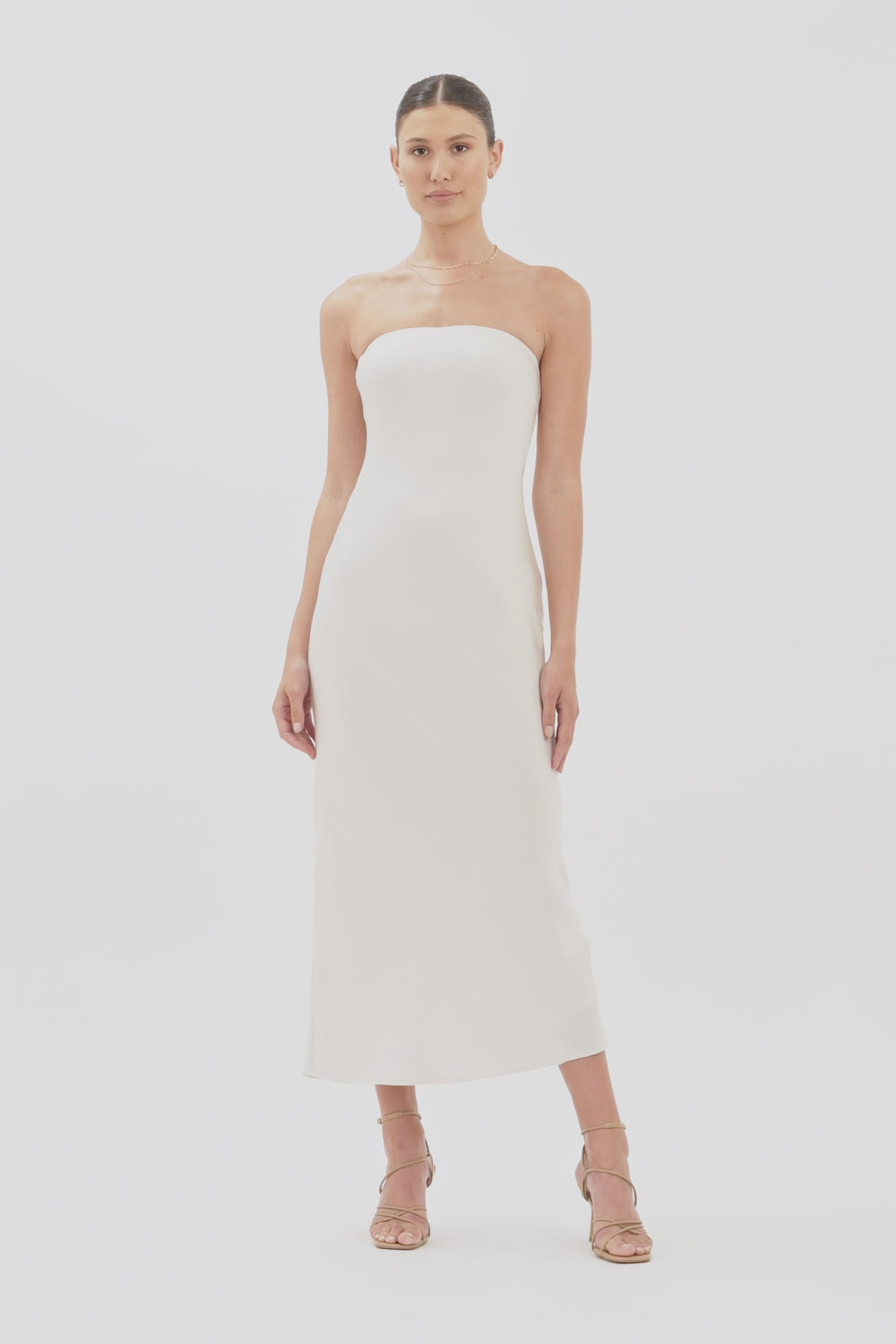 Buy Milan Ivy Slip Dress Ivory Online | Australia