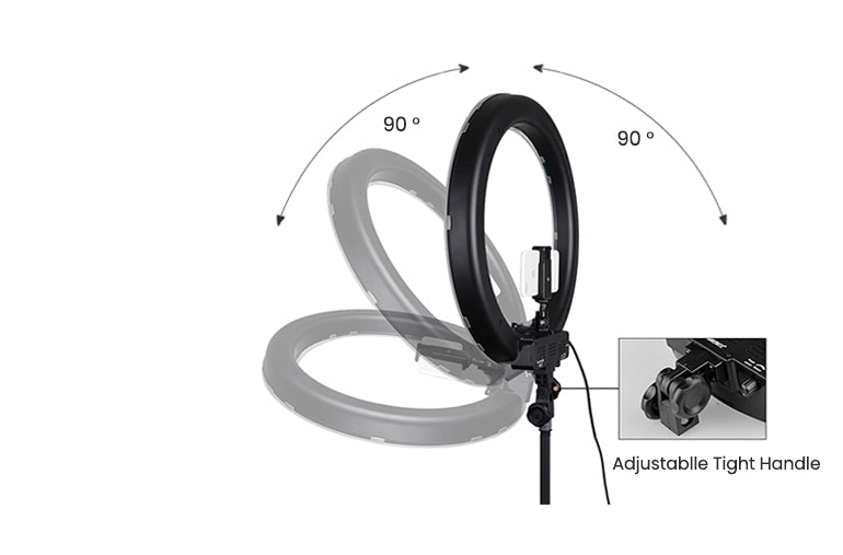 ringlightus 18 inch ring light with 360 degrees rotating head design ringlightus 18 inch ring light with 360 degrees rotating head design