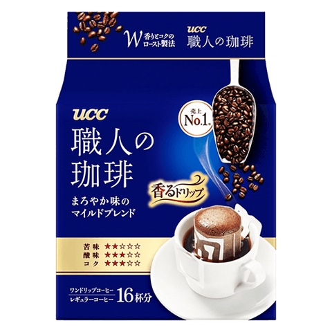 UCC - 香濃咖啡-微糖 16 杯即沖咖啡