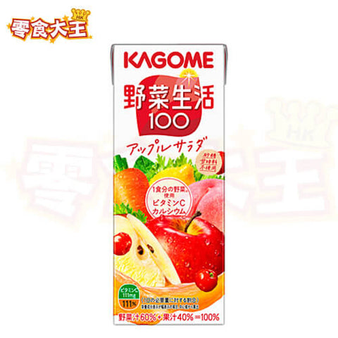 Kagome野菜生活100% - 蘋果 蔬果混合汁(盒裝)