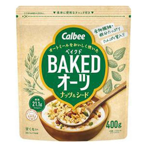 Calbee - BAKED - 堅果燕麥穀物片