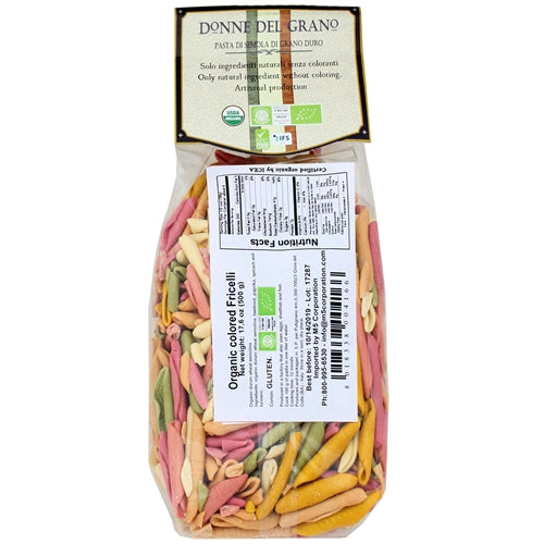 Organic Fricelli Colored Pasta,  (500gm), Pack of 12 – M5 Corporation