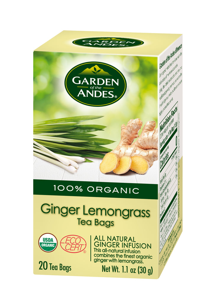 Garden of the Andes Lemon Verbena Organic Tea, 0.9 oz, 20 Count (Pack of 6)
