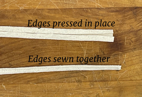 preparing apron ties