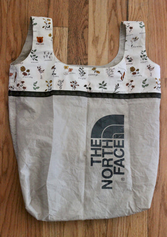 Shopping bag from North Face tent