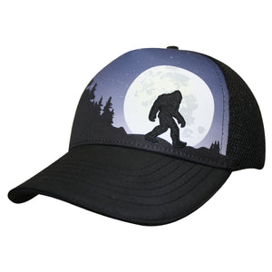 Bigfoot Moon Rising Trucker Hat