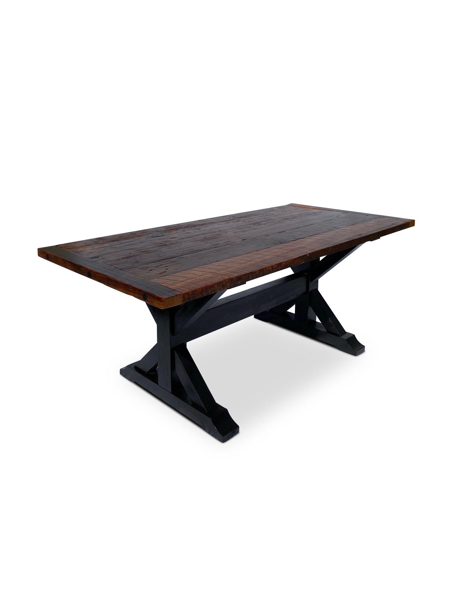 Rustic Black X Trestle