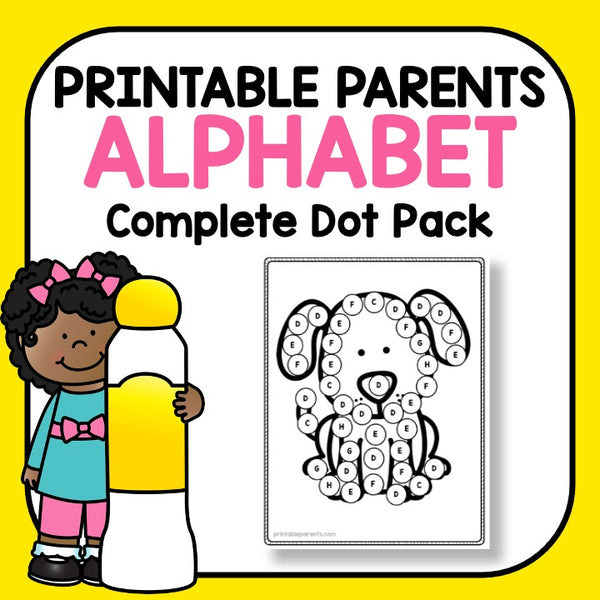 Alphabet Do-a-Dot Printables for Preschoolers ⋆ Parenting Chaos