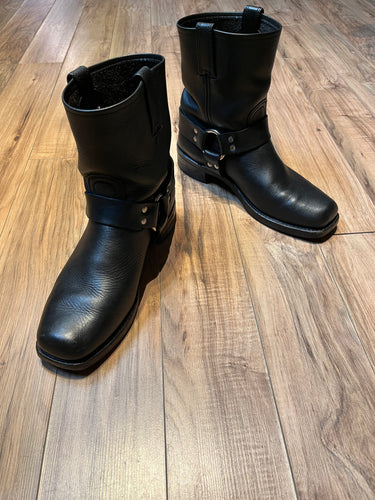 Vintage Frye Brown Harness Boots Made in USA Size 7.5 US Women