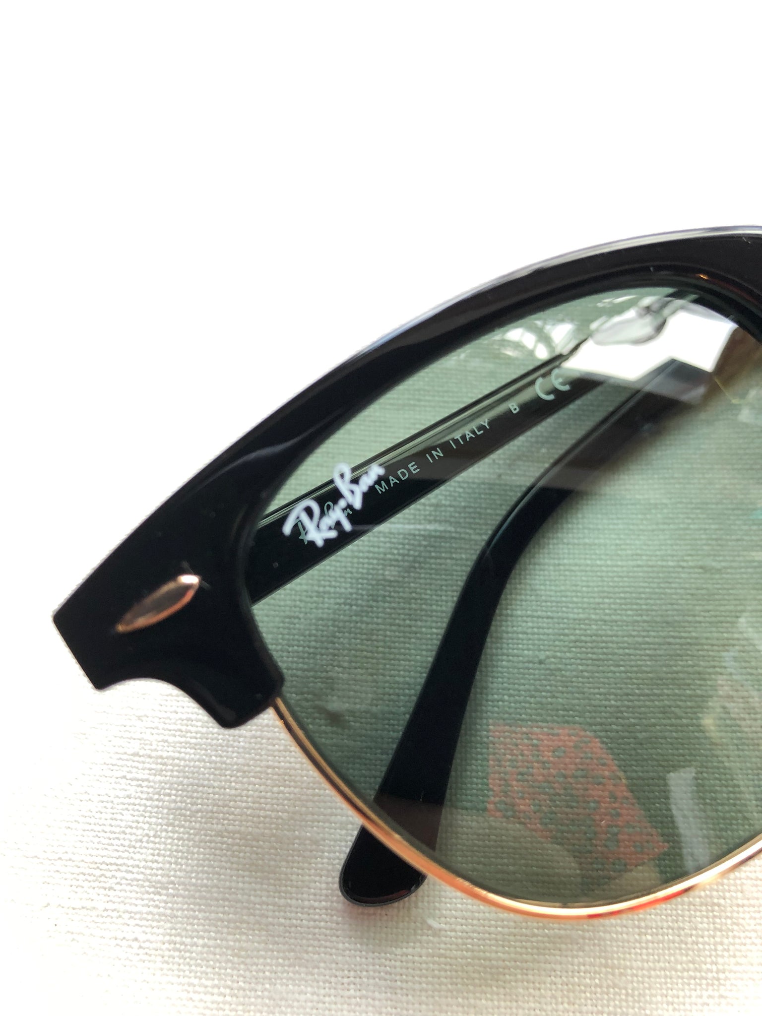 Ray-Ban Classic Clubmaster Sun Glasses, Made in Italy, NWOT – KingsPIER  vintage