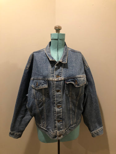 Vintage 70's Levi's Light Wash Denim Trucker Jacket, Made in 