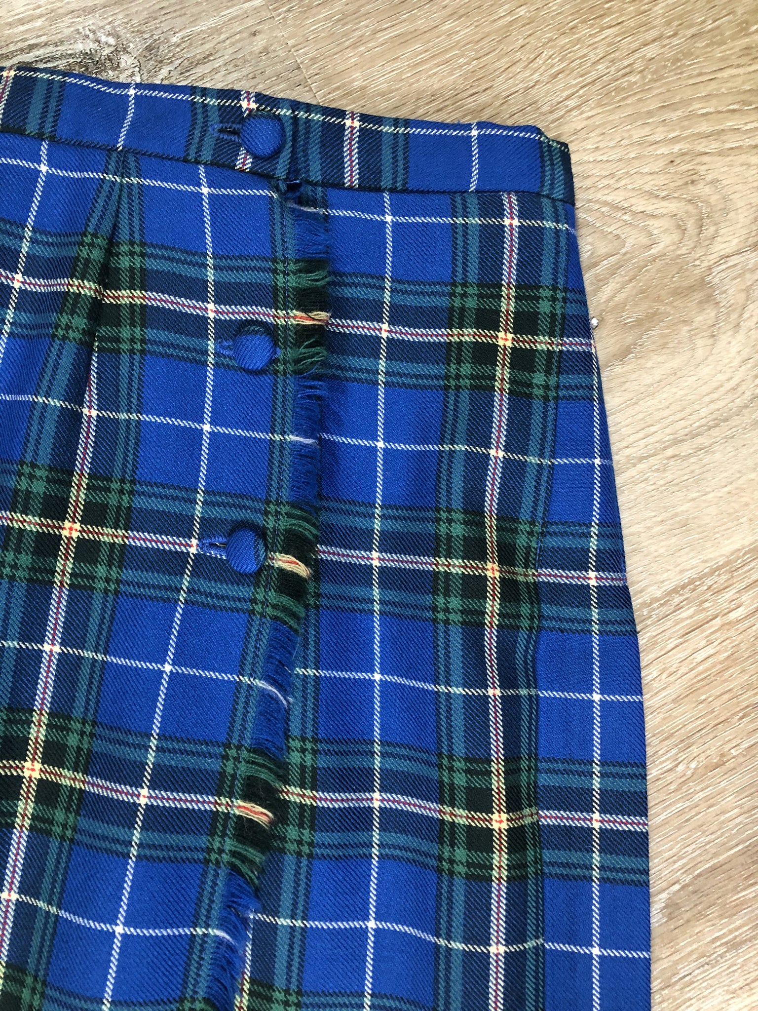 Vintage Bonda Nova Scotia Tartan Wool Dress Kilt, Made in Canada ...