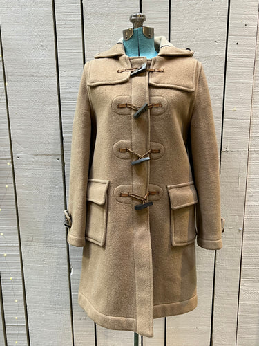 Vintage Gloverall Tan Duffle Coat, Made in England, Chest 46