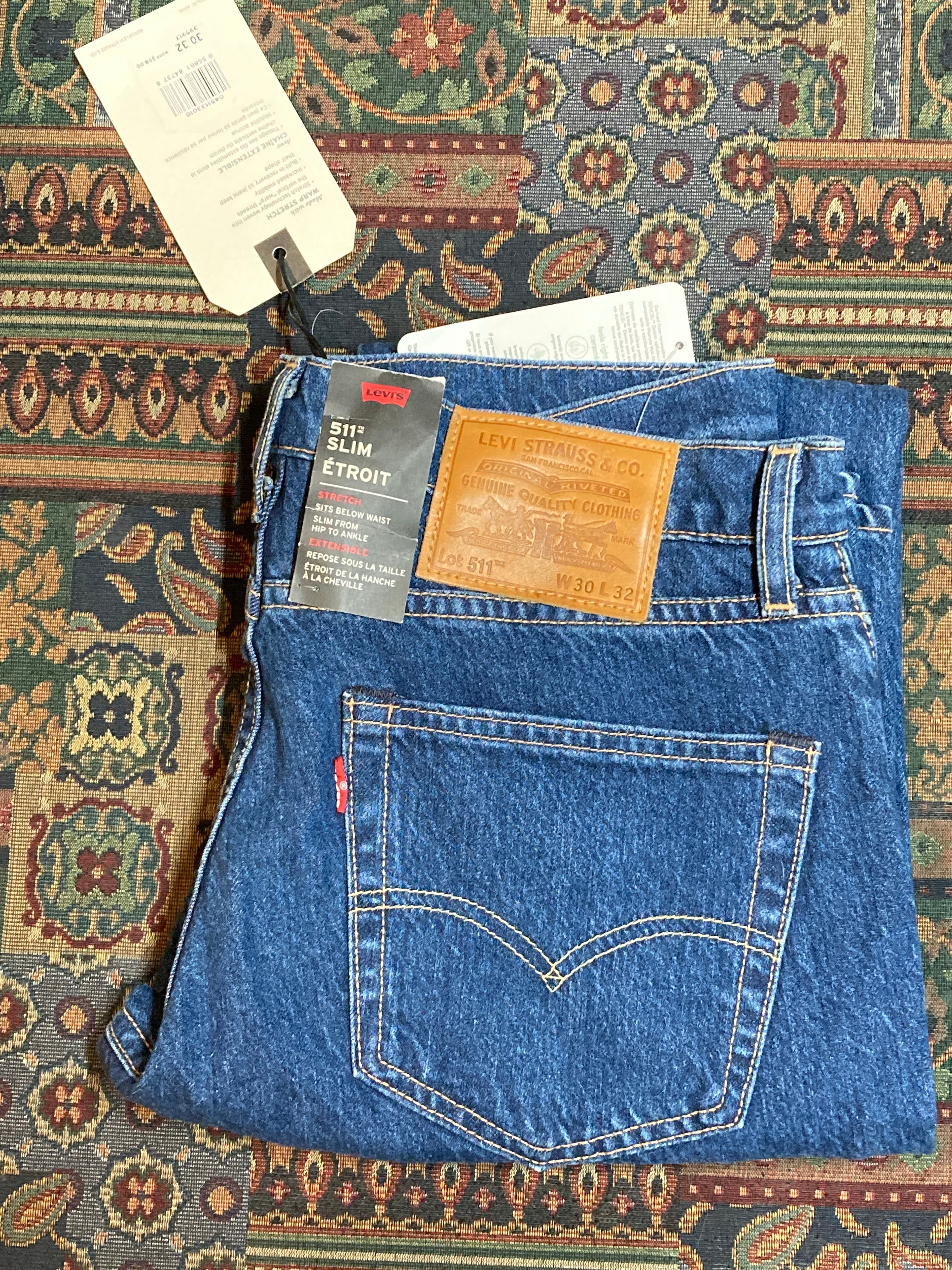 Levi's Premium 511 Slim Red Tab - 31”x30”, NWT, Made in Poland – KingsPIER  vintage