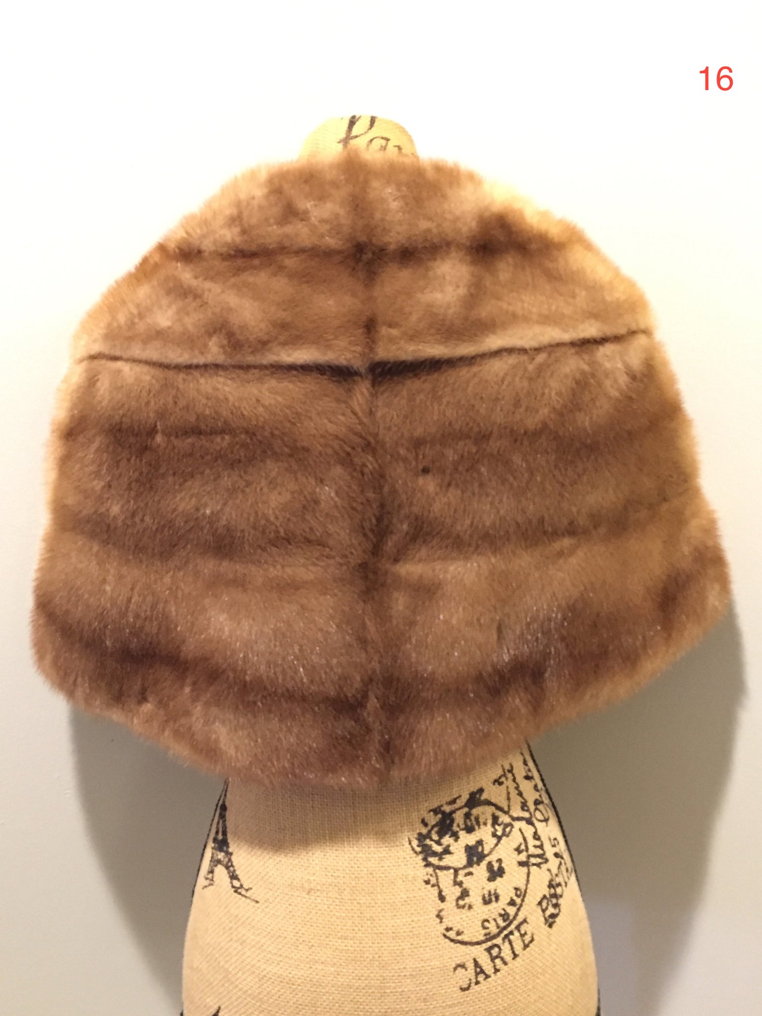 Vintage Blonde Sable Fur Caplet Stole, Made in Halifax, Nova Scotia, C ...