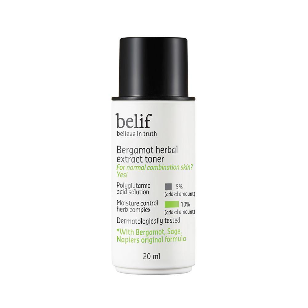 Bergamot herbal extract toner (20 ml) - belif India product image