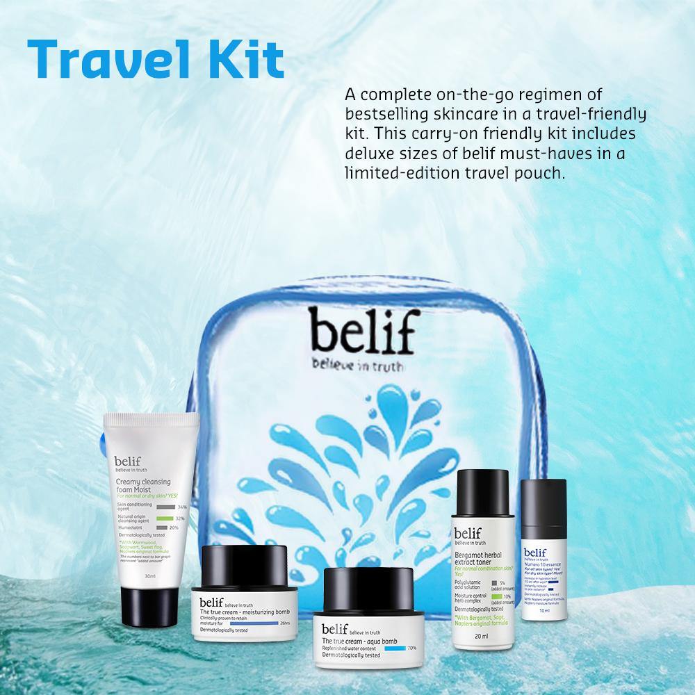 travel kit belif