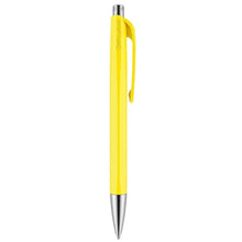 Load image into Gallery viewer, Caran d&#39;Ache 888 Infinite Ballpoint Pen, Lemon Yellow Resin Hexagonal Barrel Caran d&#39;Ache
