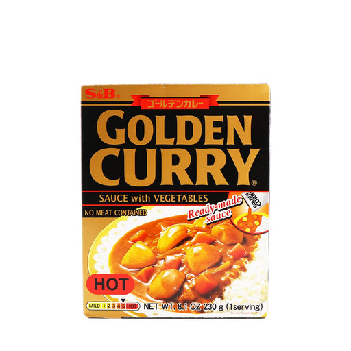 S & B Foods Golden Curry Sauce with Vegetables, 8.1 oz 