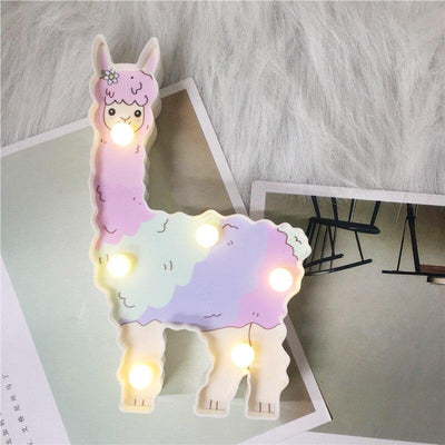 Lampe Lama Deco Animaux