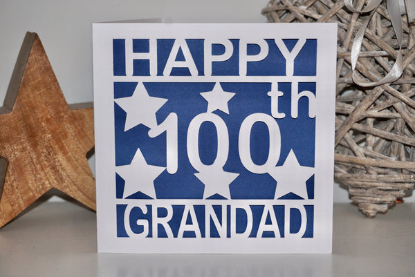 Download Personalised 100th Birthday Card 100th Birthday Card Personalised Ag Craftypants