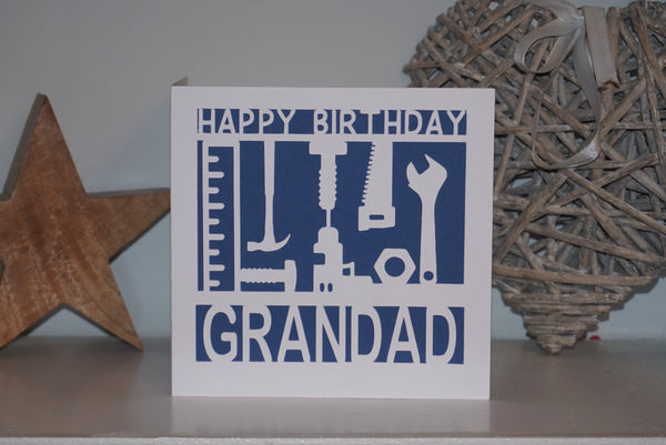 Download Grandad Tools Diy Birthday Card Grandad Card Grandad Birthday Grand Craftypants