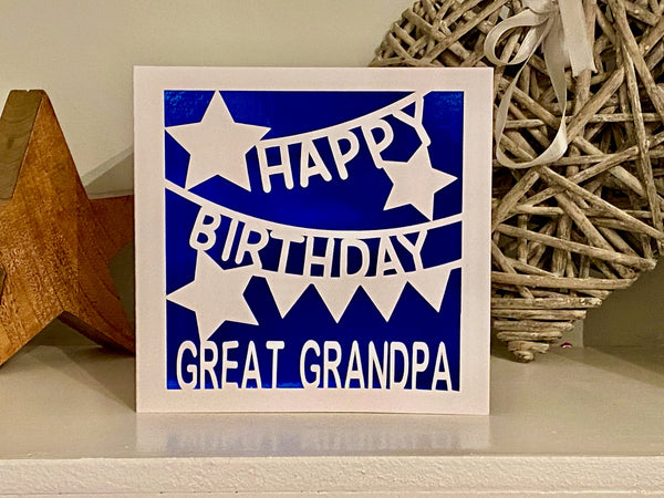 Download Happy Birthday Great Grandpa Card Birthday Grandparents Celebrat Craftypants