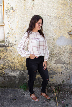 Plaid Blouse