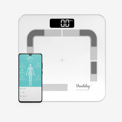 Body Fat Scale Digital Bluetooth Bathroom Scale for BMI Heart Rate Heart Index