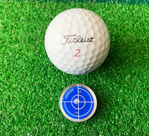 Bubble Green Reader Golf Ball Marker