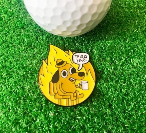 Golf Ball Stamp, Golf Ball Stamper, Funny Golf Ball Stamps, Golf