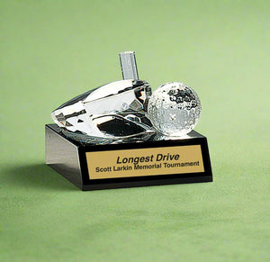 Custom Long Drive Trophy - Groovy Golfer