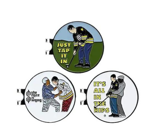 3 Pack Funny Golf Ball Marker