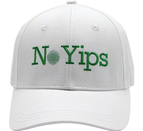 No Yips Funny Golf Hat