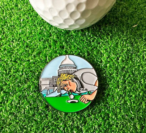 Donald Trump Golf Ball Marker