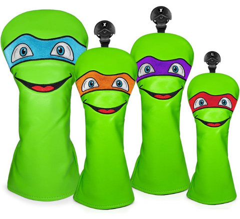 Ninja Turtle Golf Headcover Set