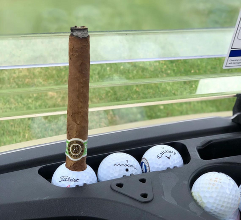 Golf Ball Cigar Holder