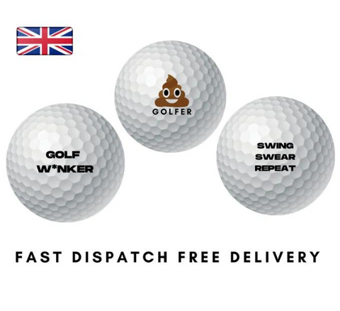 Golfoholics Ball, Funny Custom Golf Ball