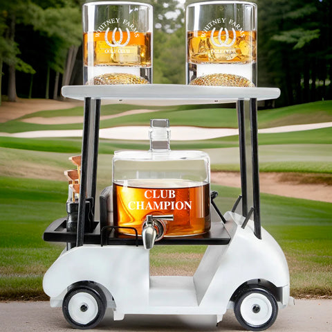 Golf Outing Prize Custom Golf Cart Decanter