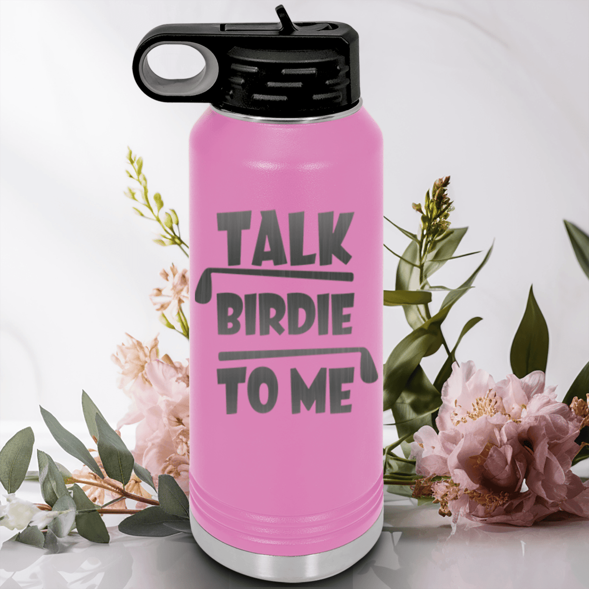 Dirty Birdie Water Bottle Light Purple