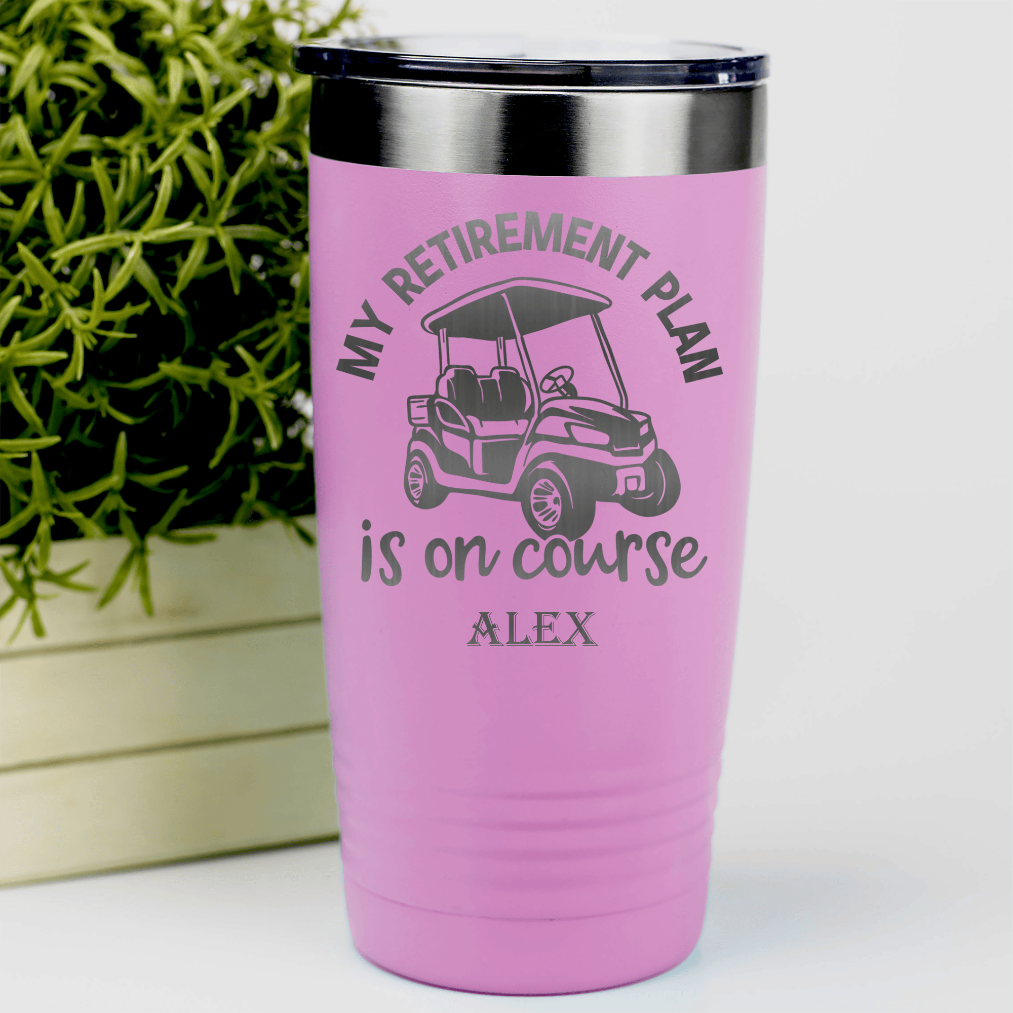 My Retirement Plan Is On Course Tumbler Pink f9b5429f 2072 4493 834b 33e606e8e8d1