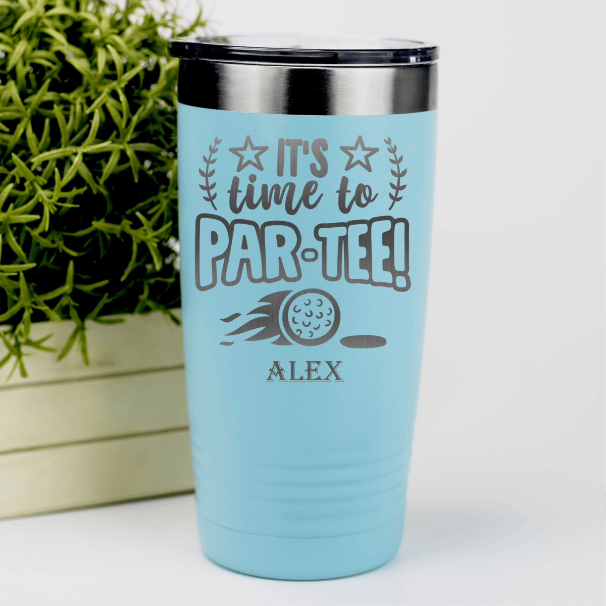 Time To Par Tee Tumbler Teal e81ddade eaa2 4ffb 83da a637d3b017ed