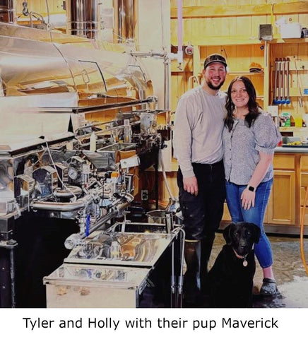 Tyler and Holly Clark from Clark's Classic Maple in Plainfield Vermont