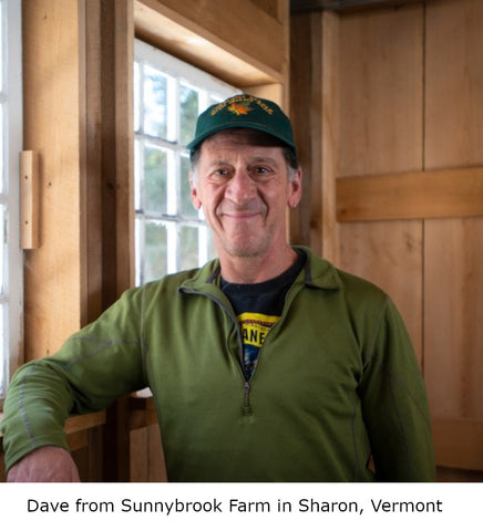 Maple Farmer Dave from Sunnybrook Farm in the Vermont maple syrup sugarhouse