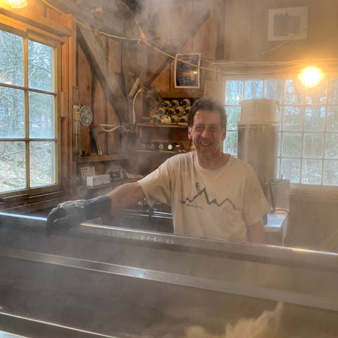 a maple steam bath at Sunnybrook Farm in Sharon, Vermont