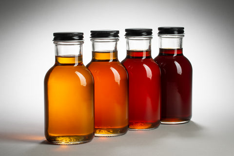 the four grades of pure Vermont maple syrup