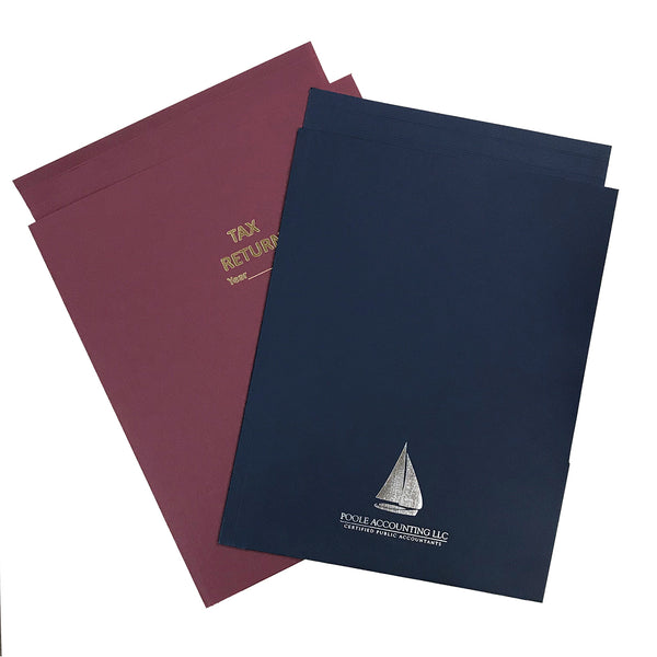 Custom Linen Paper Report Covers - Foil Stamp, Print, Windows + More