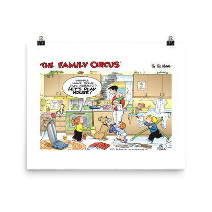 Family Circus 1997-01-26 Photo Paper Poster