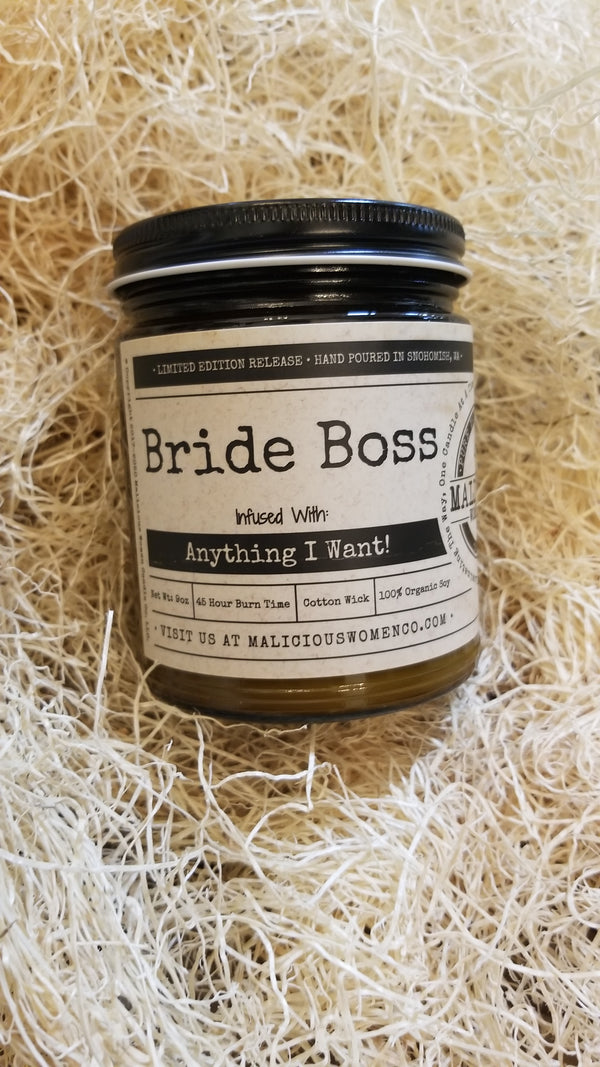 Bride Boss Candle